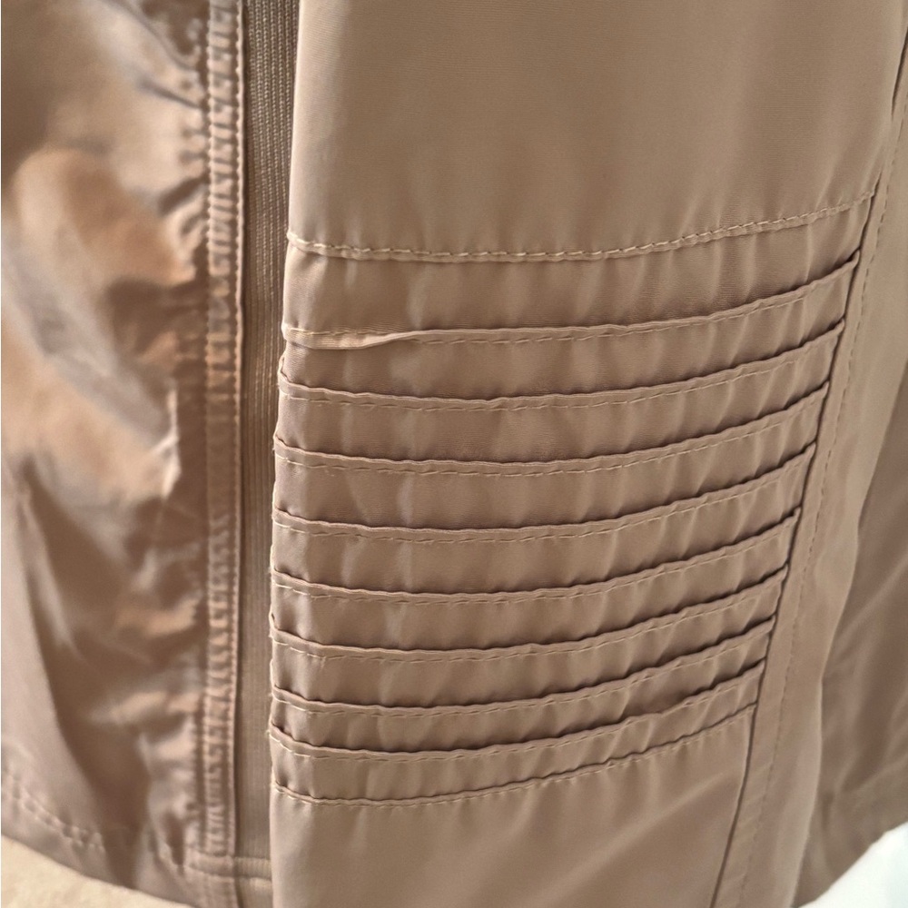 WEATHERPROOF Tan Zip Front Jacket Size Large - Picture 7 of 10